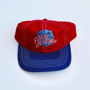 Vintage 1995 Planet Hollywood Snapback Hat